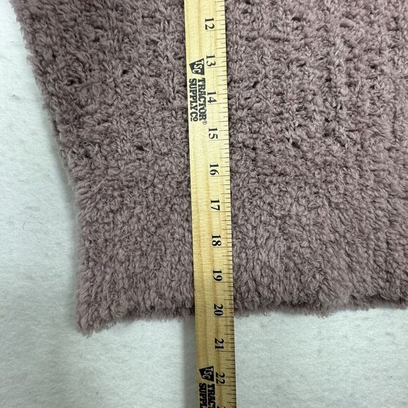 REI Coop Sweater Womens Medium Fuzzy Wool Blend Mock Neck Cozy Warm Mauve - Picture 7 of 7